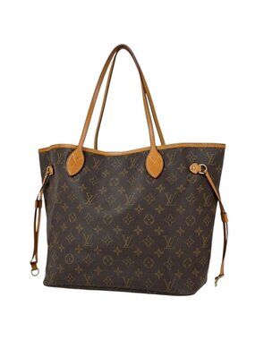 Louis Vuitton Neverfull MM Tote Bag Monogram Brown